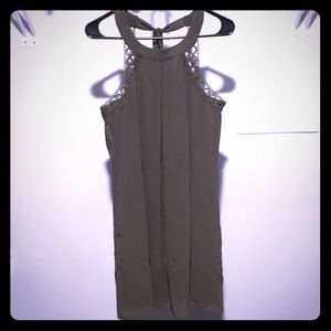 Olive Sleeveless Dress